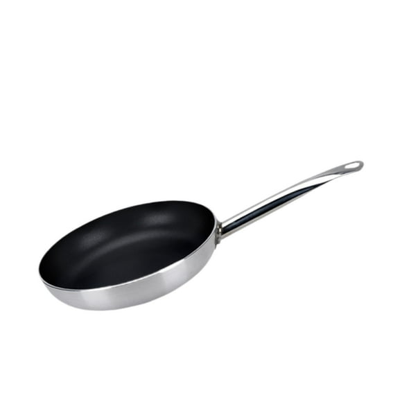 Sartén para tortillas de inducción de aluminio, sin humo, superficie antiadherente con mango largo 285cm