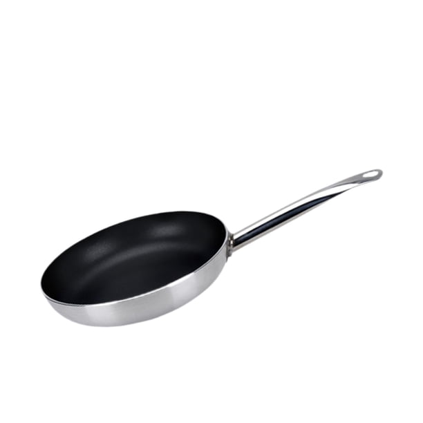 Sartén para tortillas de inducción de aluminio, sin humo, superficie antiadherente con mango largo 285cm