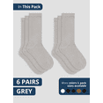 thumbnail image 7 of Special Essentials Diabetic Socks Crew for Men & Women – 6 Pairs of Non-Binding Moisture-Wicking Neuropathy Socks, 7 of 7