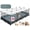 Black, variant on Panels Small Animal Playpen, Pet Playpen with Waterproof Mat, Cage for Guinea Pigs, Puppy Play Pen, Bunny Playpen, Indoor Outdoor Portable Metal Wire Yard Fence