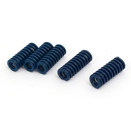 - Unique Bargains 8mm Outer Dia 20mm Length Light Load Compression Mold Die Springs Blue 5pcs