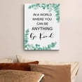 thumbnail image 2 of Inspirational Quotes Wall Decor Green Leaves of Eucalyptus Paintings for Wall Decorations Canvas Wall Art Framed Poster for Home Office Living Room Bedroom Gallery Prints for family and friends, 2 of 6