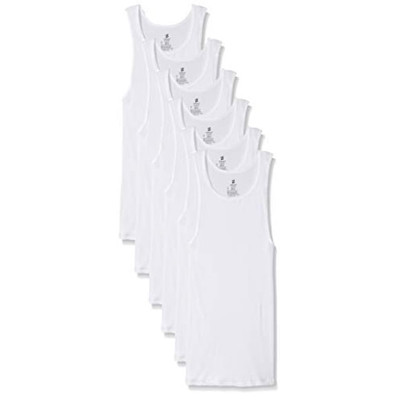 Hanes Men’s 12Pack White A-Shirts Tagless Undershirts Tanks Tank Tops M