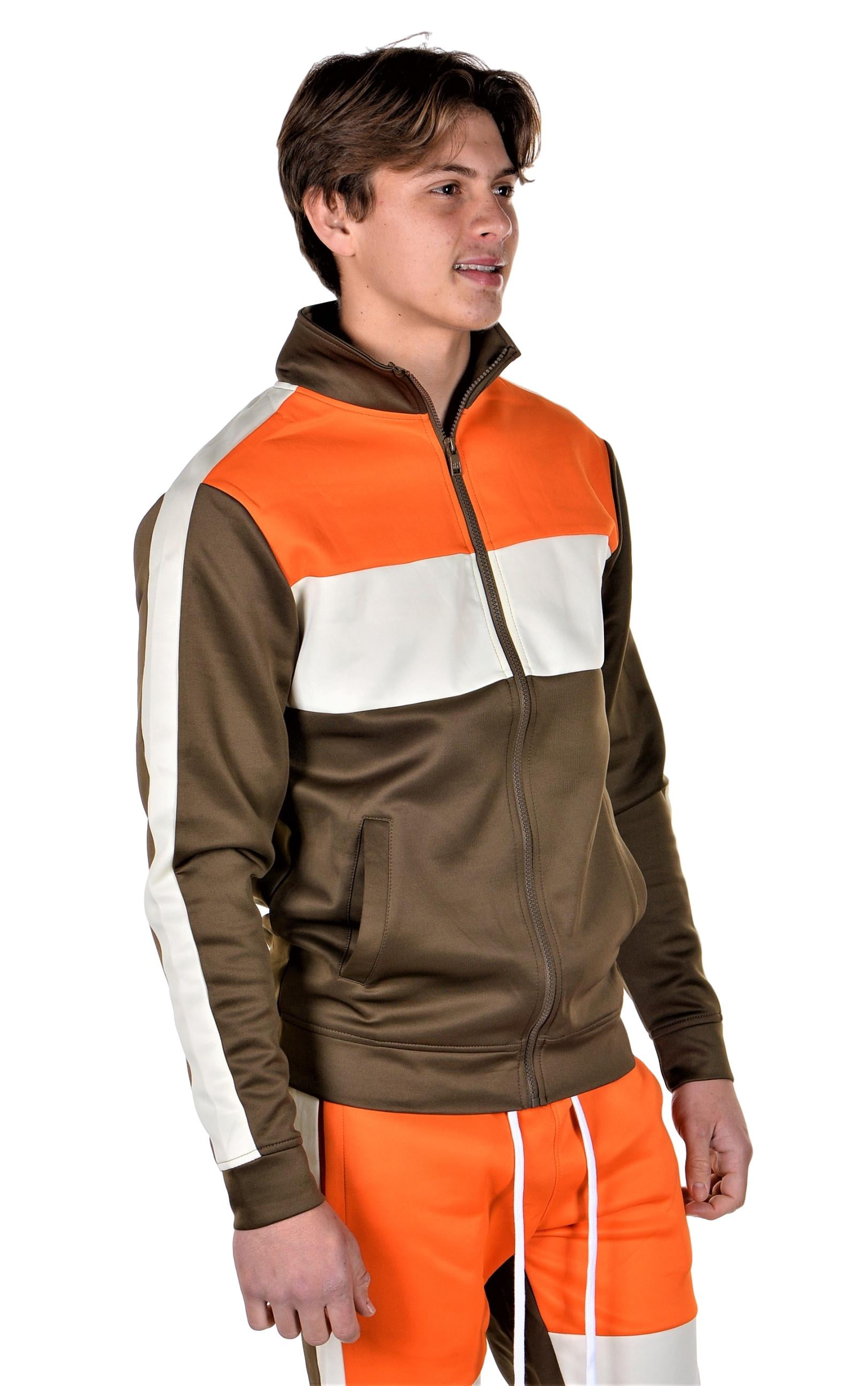 Rebel Minds Rebel Mind Mens Color Block Track Jacket