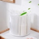 thumbnail image 5 of Organizador de Vasos Giratorio | Estante de Escritorio para Vasos Desechables | Portavasos de Papel para Tiendas de Té con Leche y Café | Organizador Comercial de Plástico Blanco, 5 of 6