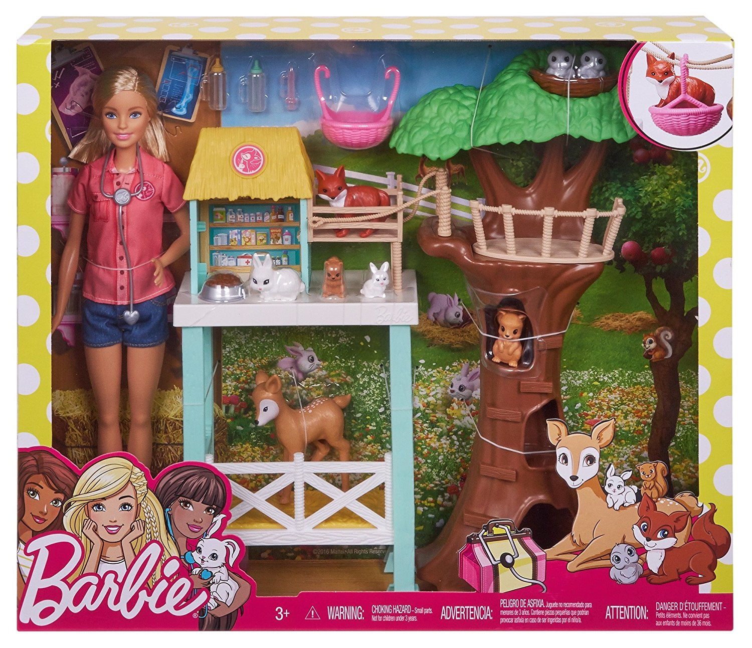Barbie Animal Rescue Playset, Barbie 