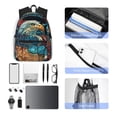 thumbnail image 4 of Fotbe Stained Glass Eagle USA Mochila Ligera Casual para Laptop para Hombres y Mujeres, Mochila Impermeable de Uso Diario, Mochila para Universidad, 4 of 6
