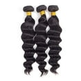 thumbnail image 4 of Ustar Loose Wave Bundles Human Hair - Brazilian Virgin Hair Loose Deep Wave Bundles Human Hair Bundles Weave Hair Human Bundles Natural Black Color (16 16 18), 4 of 5