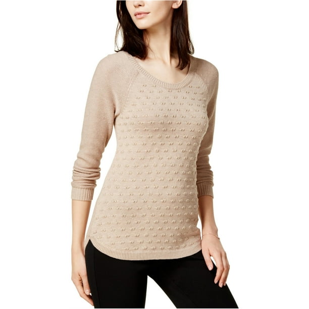 Maison Jules - Maison Jules Womens Dot Pullover Sweater - Walmart.com