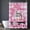 Book-p, variant on High Fashion Shower Curtain, Pink & Black Luxury Shower Curtain, Waterproof Polyester Fabric Shower Curtains Bathroom Decor with 12 Hooks 72 x 72 Inches