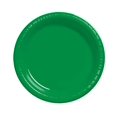 thumbnail image 1 of Assiettes de Table en Plastique Touch of Color 20ct., Vert Émeraude, 1 of 1