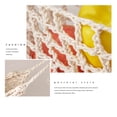 thumbnail image 3 of Boho Hanging Fruit Basket, Under Cabinet Fruit Hammock, Handwoven Cotton Kitchen Produce Net, 3 of 5