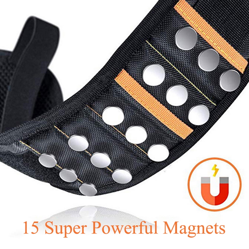 15//20 Super Magnetic Wristbands Holding DIY Tools Wrist Band Strap Pickup Repair