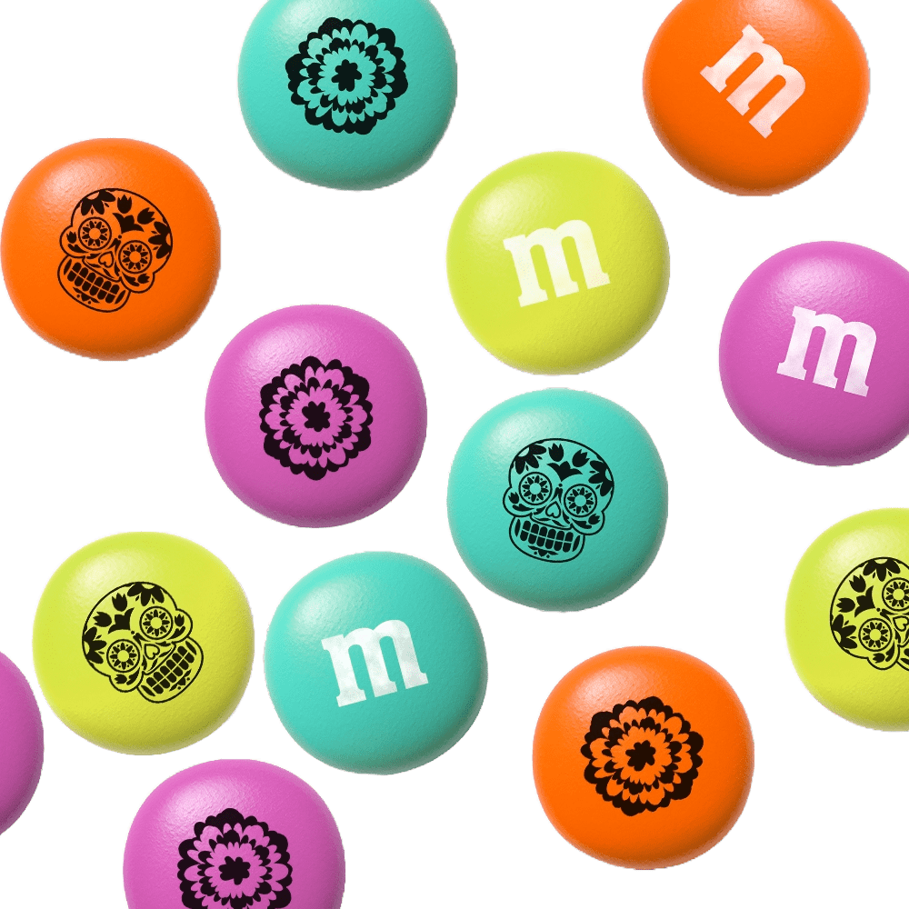 M&M'S Day of the Dead Milk Chocolate Candy, 2lb Resealable Bulk Bag