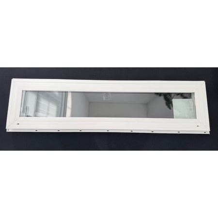 Made in the USA Kinro Vinyl Mobile Home Window 36" x8 " Clear Fixed Double Pane Glass