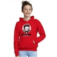 thumbnail image 3 of Biker Betty Boop Cartoon Born to Ride Kids Hoodie Sweatshirt Girls Teen Brisco Brands X, 3 of 5