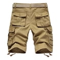 thumbnail image 3 of Pantalones Cortos Cargo De Algodón Con Bolsillos Para Hombre, 3 of 6