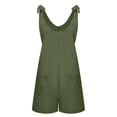 thumbnail image 4 of Styesk Shorts pour Femmes Mode Été Solide Poche Décontractée Combinaison Sans Manches, 4 of 7