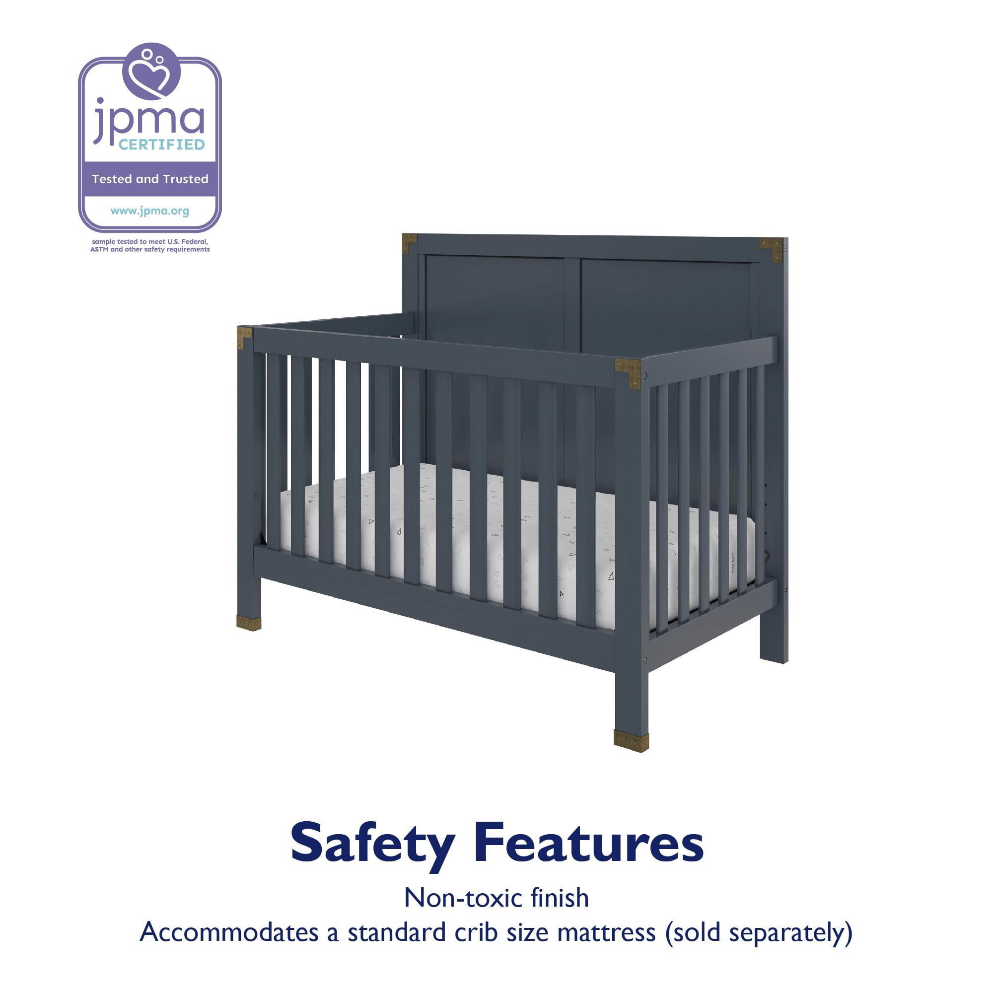 Baby Relax Miles 5-in-1 Convertible Crib