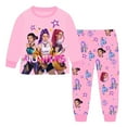 thumbnail image 1 of Pop cazadora para niña Dem on Hunter Pajamas Set,Rumi,Mire Zoeyy Kids Long Sleeve Pajamas,Anime Frame Graphic Sleepwear PJs Boys Girls, 1 of 3