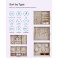 thumbnail image 4 of Joyero SONGMICS de 5 capas con 3 cajones laterales y ventana de cristal, 4 of 8
