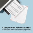 thumbnail image 4 of Staples Laser/Inkjet Address Labels 1" x 2 5/8" Clear 30 Labels/Sheet 573950, 4 of 5