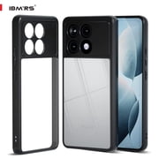 ibmrs For Redmi K70e/Poco X6 Pro 5G Case,Translucent Matte Back Slim Shockproof Phone Case (Camo Black)