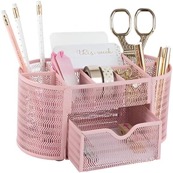 XIBUFE Desk Organizer Set-Desk Accessories for Women,Office Storage&Supplies,Small Desk Organizers