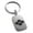 Silver, variant on Stainless Steel Takeda Samurai Crest Engraved Small Rectangle Dog Tag Charm Keychain Keyring