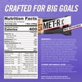 thumbnail image 5 of (3 pack) MET-Rx Big 100 High Protein Meal Replacement Bars, Blueberry Cobbler, 30g Protein, 3.52 oz, 4 Count, 5 of 8
