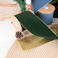 thumbnail image 4 of Cinta CSZD de terciopelo verde y dorado, alambrada, 10 cm de ancho, 4 of 6