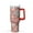 Red-14, variant on Folk Art Boho 40 oz Tumbler with Handle, Insulated Travel Mug with Straw and Lid, Ethnic Aesthetic Tumbler Cup for Coffee or Tea