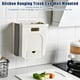 thumbnail image 4 of Cubo De Basura Colgante Para Cocina, Cubo De Basura Plegable Montado En La Pared Para Debajo Del Fregadero, Cubo De Basura Plegable Para Inodoro Para Dormitorio, Baño, Oficina Y Coche Methold HA022669-00, 4 of 7