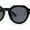 All Black, variant on Mens Square Round Vintage Horn Rim Hipster Sunglasses All Black