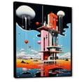 thumbnail image 2 of Designart "Geyser Horizon In De Stijl" Geyser Floater Framed Canvas Art Print, 2 of 5
