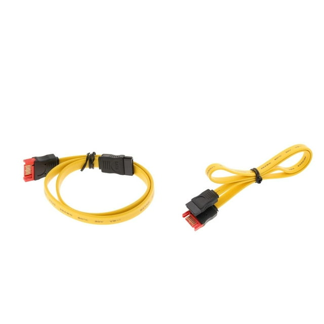 2 Piezas Cables SATA3.0 7 Pinzas Serial Datos Exquisita Industria Ciencia Creativo Hugo Cable de extensión SATA III