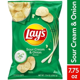 Lay's Baked Sour Cream & Onion Potato Crisps, 6.25 Oz. - Walmart.com