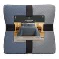 thumbnail image 1 of Set de Edrecolcha Doble Vista con Fundas, Hometrends Matrimonial, Azul-Gris, 1 of 3