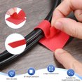 thumbnail image 2 of Uxcell 100-Pack Bridas de Cable con Gancho y Bucle, 3.5 x 1.1 Pulgadas Organizador de Cables Autoadhesivo Mejorado para Escritorio [Rojo], 2 of 7