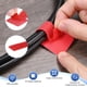 thumbnail image 2 of Uxcell 100-Pack Bridas de Cable con Gancho y Bucle, 3.5 x 1.1 Pulgadas Organizador de Cables Autoadhesivo Mejorado para Escritorio [Rojo], 2 of 7
