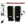thumbnail image 4 of 2 Pcs USB Power Computer Speakers Stereo 3.5mm with Ear Jack for Desktop PC Laptop, 4 of 8
