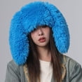 thumbnail image 2 of vlrwzc Long Ear Plush Hat Cartoon Animal Cap Rabbit Ears Plush Beanie Hat Women Winter Warm Hat Protective Ear Cold Hat, 2 of 7