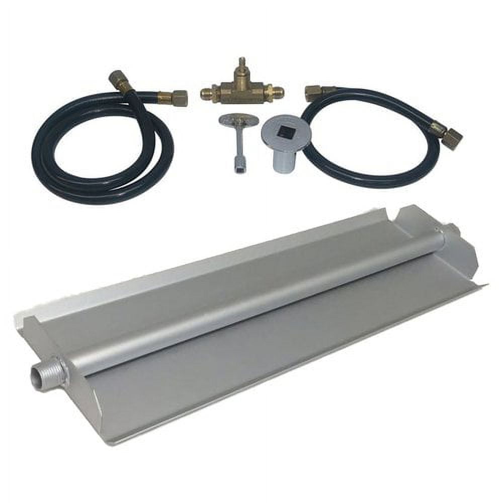 Tretco OB5SS-BK1-30-NG 30 in. Stainless Steel Linear Burner Pan Kit, Natural Gas