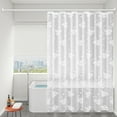 thumbnail image 2 of Vfedsrsge Polyester Waterproof Shower Curtain Set - 70.87x70.87in, 13 Hooks, Punch-Free, Hotel-Quality, 2 of 6