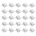 thumbnail image 2 of Xinyolin 25 Pcs Computer Cable Organizers Self-adhesive Great Stickiness Anti-slip Wire Fasteners Weather-resistant TV Cord Manangement Clips for Floor And Wall, 2 of 8