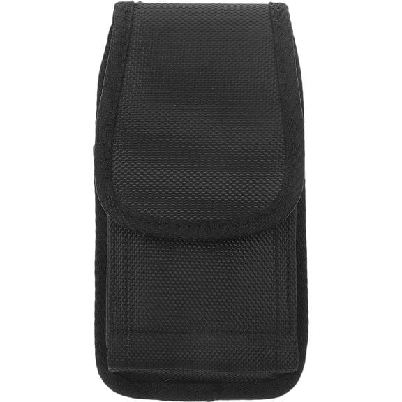 YOSADIER Lightweight Black Oxford Cloth Phone Waist Pouch Stylish Waist Bag for Biking and Outdoor Use