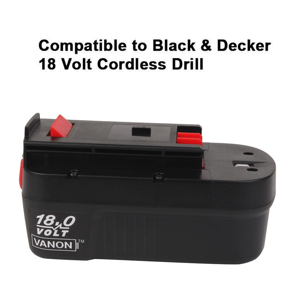 18 Volt for Black&Decker 18V Battery / Charger HPB18 Firestorm 244760-00  FS18BX