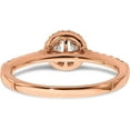 thumbnail image 5 of 14K Yellow Gold Eternal Promise Lab Grown Diamond Halo Complete Ring - Ring Size 7.0-3.1gm, 5 of 8