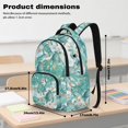 thumbnail image 7 of DISNIMO Sea Turtle Print Multi-pocket School Backpack, Water-resistant Lightweight Daypack with Adjustable Padded Straps for Elementary & Middle School Students Daily Use, 7 of 7