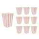 thumbnail image 2 of Contenedor de Dulces de Cartón Perfecl Juego de Favor de Palomitas de Maíz Rayas Rosas 10x, 2 of 4